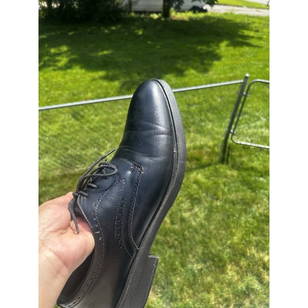 Deer Stags Metro Men’s Size 13W Black Dress Shoes Lace Up Oxford